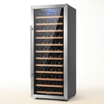 Wine Cooler Designed for Perfect Storage, Single Zone Temperature, 80 Bottle Capacity, LED Display