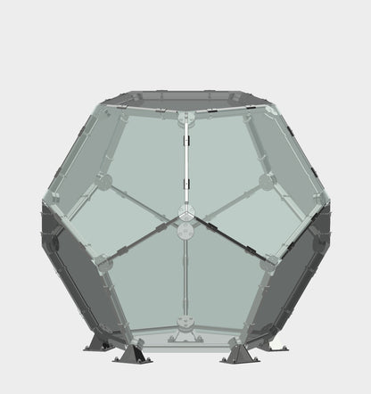 CNC Planet - 10.5 Ft Tall Stainless Steel 12 Foot Dome Enclosure