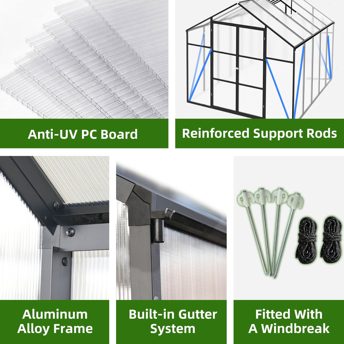 Gain Height Windproof house All Season Outdoor Garden Shelter