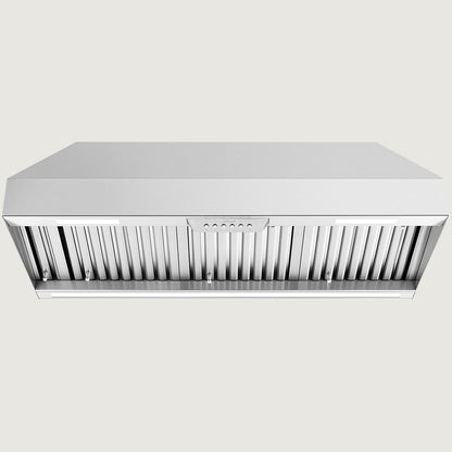 Nauxus 42 Inch Range Hood Insert, 1200 CFM High Power Kitchen Vent with 4 Speeds Ultra-Quiet Operation, Dimmable LED Lighting Dishwasher Safe Filtration System , NX-19IS-42