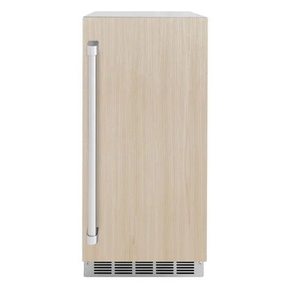ZLINE 15" Touchstone Clear Cube Ice Maker Drain Pump Panel Ready Door ICCDP-15
