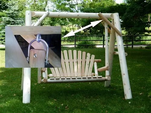 Handcrafted Patio Wooden Swing
