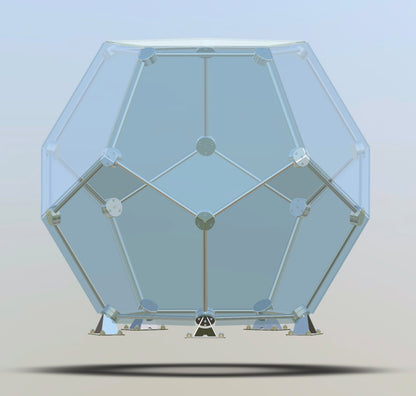 CNC Planet - 10.5 Ft Tall Stainless Steel 12 Foot Dome Enclosure