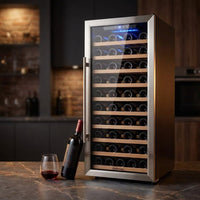 80 Bottle Single Zone Freestanding Compressor Wine Cooler — Studio Shot