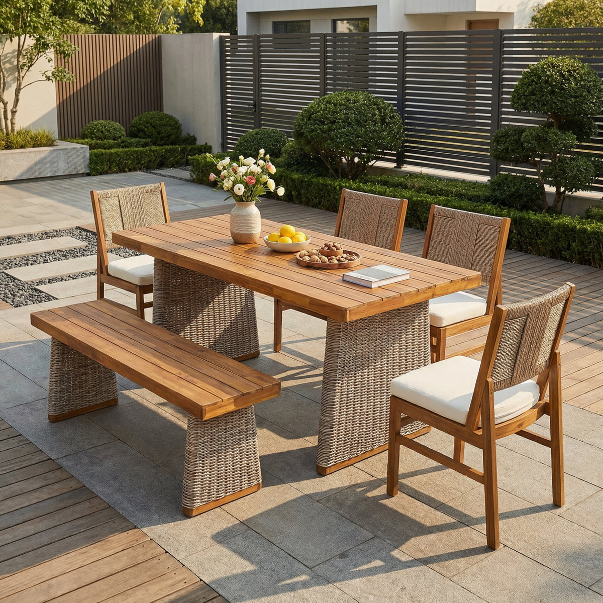 6-Piece Outdoor Patio Dining Set
