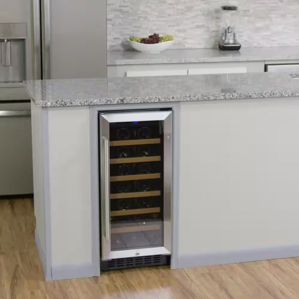 15 In. 33-Bottle Built-In Wine Cooler