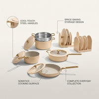 Essentials Cookware Set — infographic
