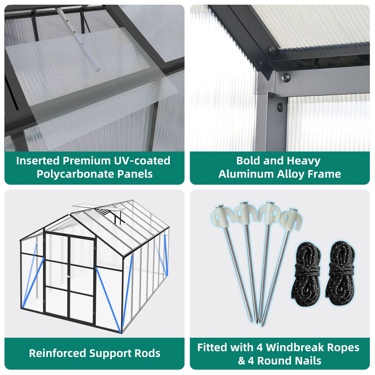 Gain Height Windproof house All Season Outdoor Garden Shelter