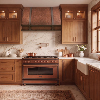 Custom Copper Box Range Hood - CHBX01