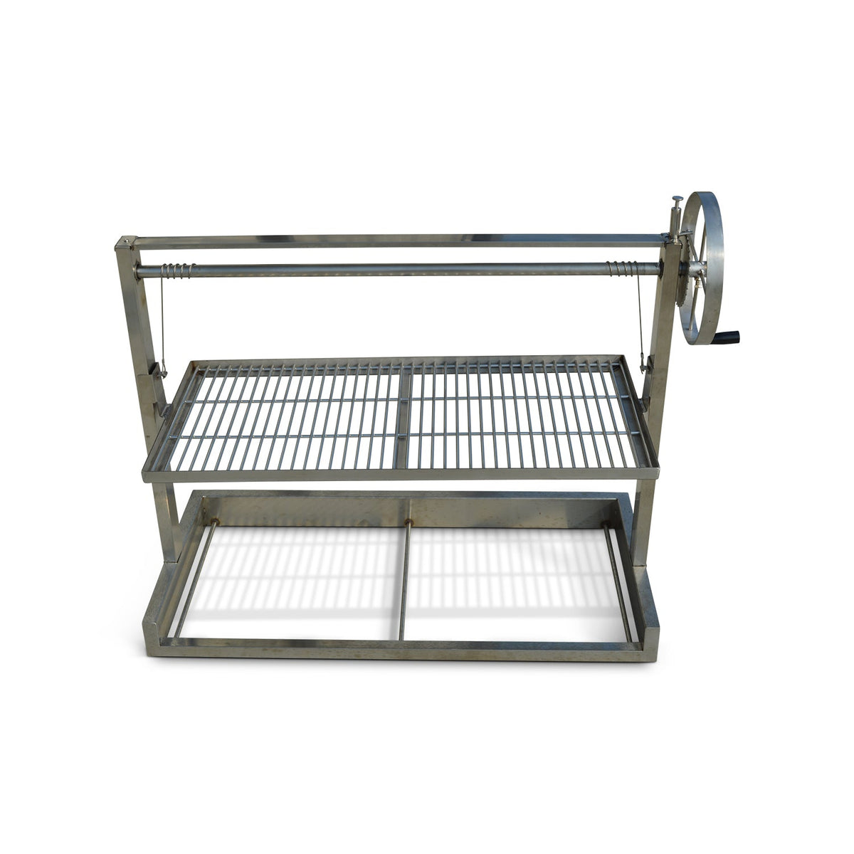 Stainless Steel Santa Maria Extra Large Double 32x16 Grill & 36" Square SST Insert